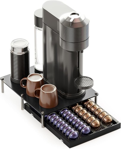 Bamboo coffee pod holder - coffee,