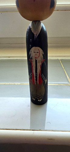 Wooden japanese style kokeshi - wooden,