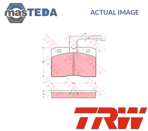 Gdb343 brake pads - gdb343, set