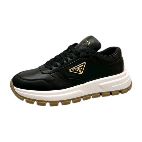 Prada prax leather sneakers - prada,