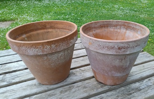 Pair italian terracotta - italian,