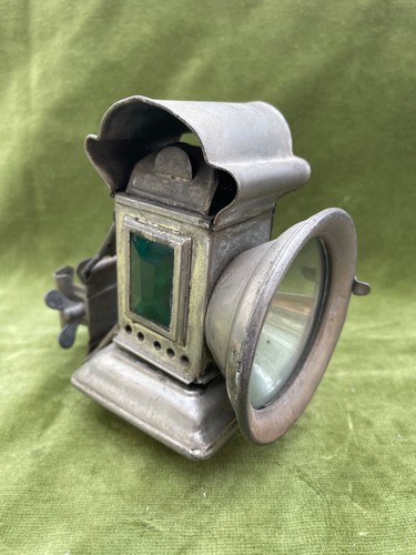 Antique cycle oil lamp - antique,
