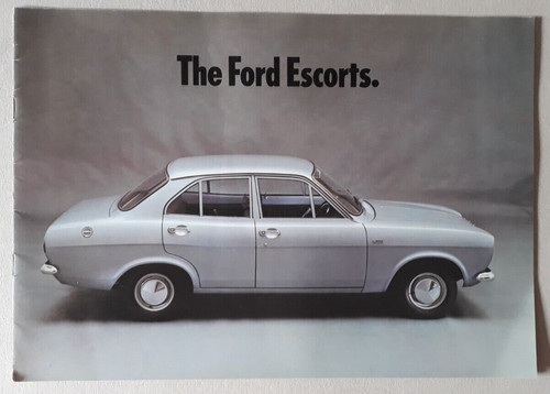 Ford escort brochure - mk, 1