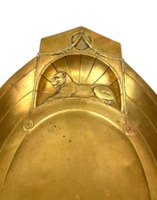 rare Art Deco gilded metal