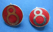 Vintage Morris 8 Bonnet side Badges