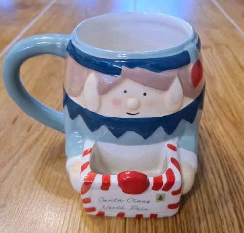 Christmas world large elf mug - large,