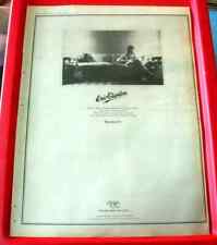 Eric Clapton Backless Vintage ORIGINAL 1978 Press/Magazine ADVERT Poster-Size