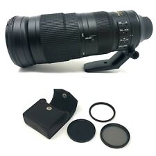 Nikon 200-500mm Lens Af-s Nikkor f/5.6 E Ed Vr With Filter Kit 95 UK Next Day De