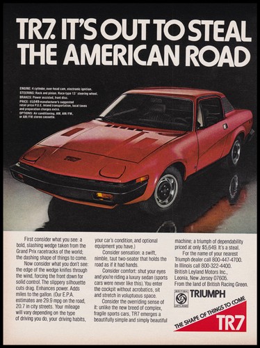 Triumph tr7 print - triumph,