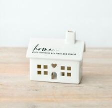 ‘Home, Where Memories Are Made And Shared’ LED House Ornament 11.5cm