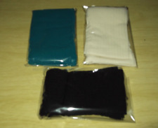 JOB-LOT:  3 x MIXED COLOURS RIBBED PATTERNED TIGHTS  (Small Size.) WELL MADE