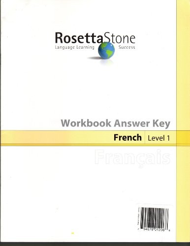 Rosetta stone french - french, level