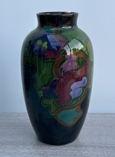 Vintage Regina Gouda Holland WB Abstract Floral Vase Signed