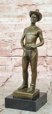 Handmade BRONZE STATUE MALE