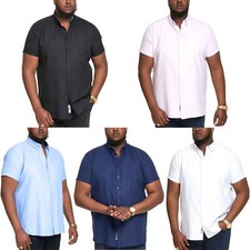 D555 Duke Big Mens Oxford Shirt Short Sleeves 2XL 3XL 4XL 5XL 6XL 7XL 8XL 101311