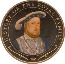 2009 History of Royal Family $1 KING HENRY VIII Elizabeth II Cook Island Coin 
