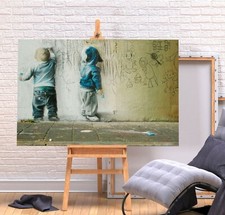 Banksy kids painting deep - banksy,