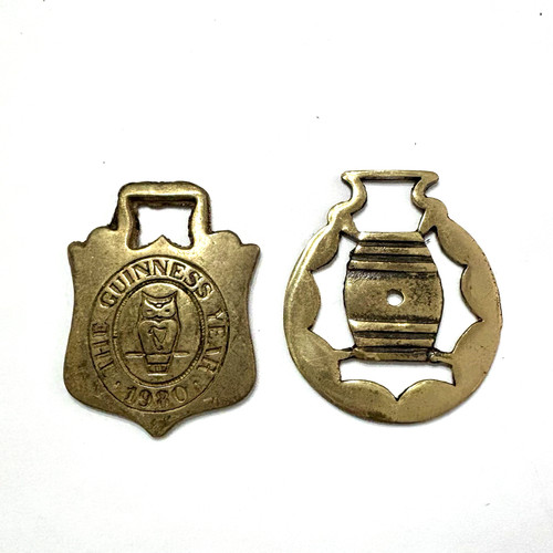 Vtg england horse brass - 2,