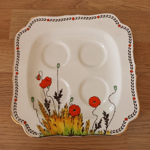 Crown ducal ware poppy - crown, 'poppy'