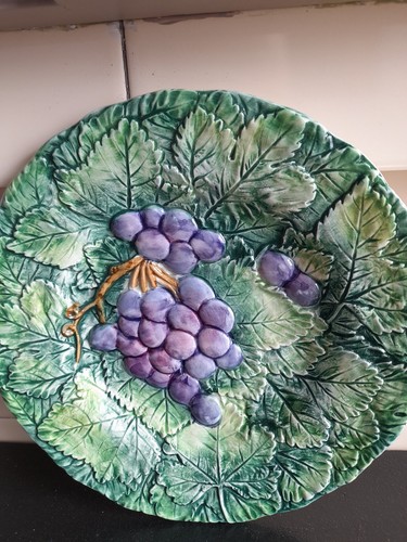 Vintage hand painted majolica - vintage,