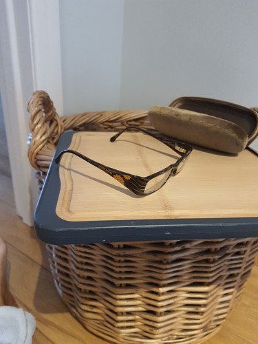 Miu brown glasses frames - brown,