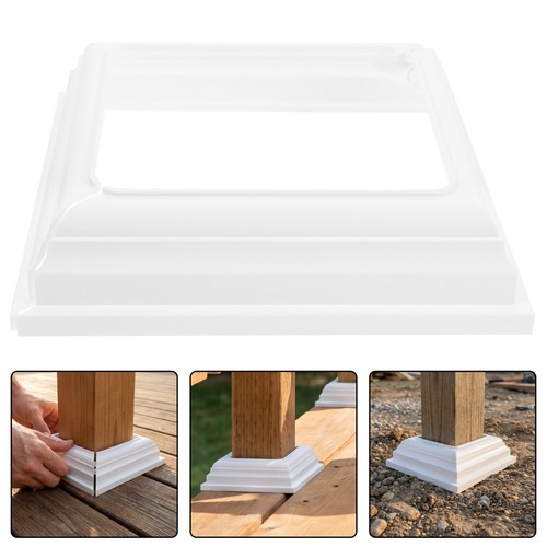 6pcs deck post base cover - 6pcs,
