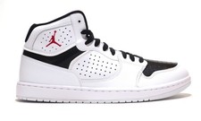 Nike Men's Jordan Access Black White High Top Basketball Shoes Sneakers