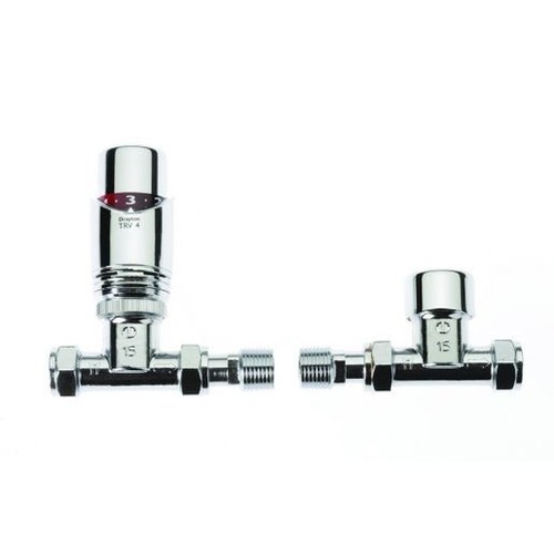 Drayton trv4 chrome straight - trv4,