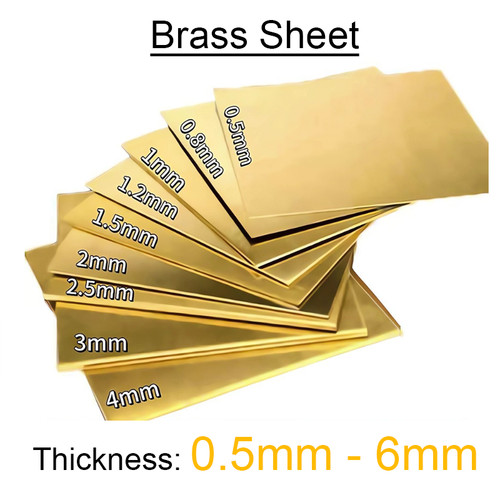 Thin brass sheet metal plate - sheet,