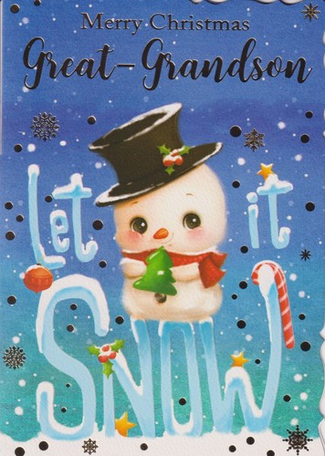 Great grandson christmas - great-grandson,