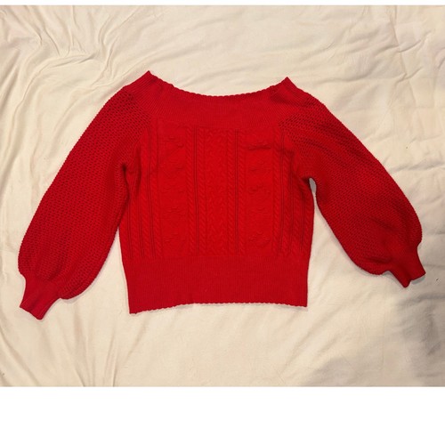 Willow root red - red, knit