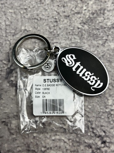 Stussy badge keychain metal - badge,