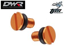 DWR M4 ORANGE FORK AIR BLEED SCREWS KTM 125 150 200 250 300 350 400 450 SX SXF