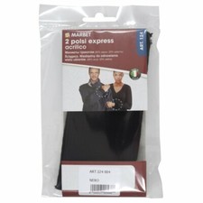 Milward Cuff Ribbing - Black - per pack of 2