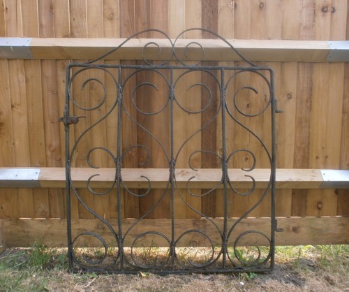 Antique wrought iron - iron, garden