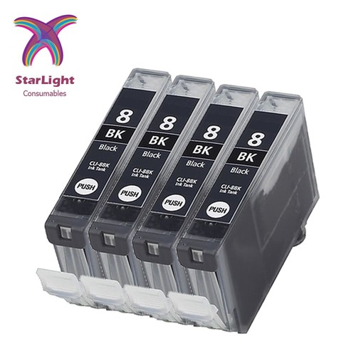 Black ink cartridge - 4, cli8-bk