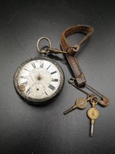Silver Cased Pocket Watch With