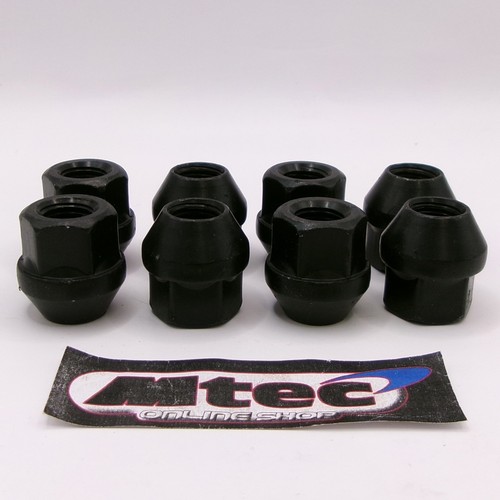 Black wheel nut open - 8x,