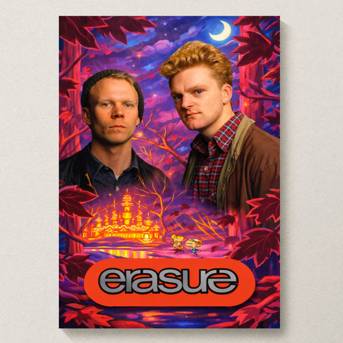 Erasure poster print a3 - erasure, a4