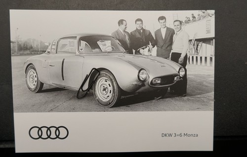 Photo postcard audi - photo, racing