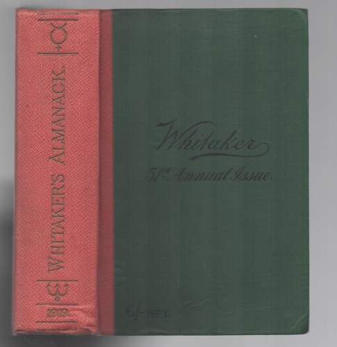 Whitaker almanack for 1919 - whitaker's,