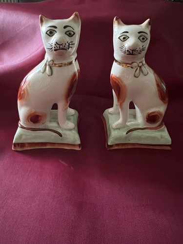 Pair antique staffordshire - antique,