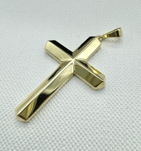 Solid 9ct yellow - 9ct, large