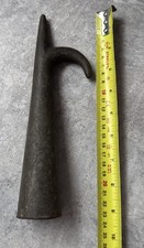 Vintage galvanised Boat hook pike pole head tool