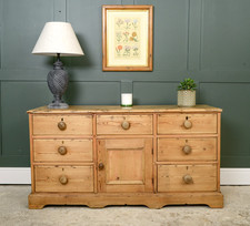 Victorian pine sideboard with - pine,