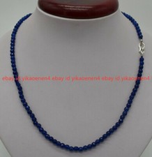 Natural 4mm Faceted Blue