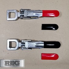 2x Over Centre Latch Clamp Spring Loaded for Brian James & other Trailers Ramps