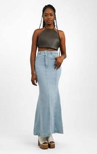 Topshop Tall Womens Blue Skirt RRP £48