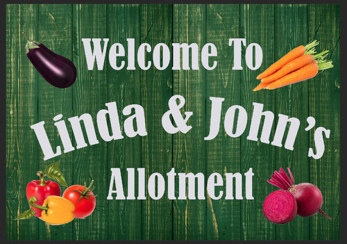 Personalised allotment metal - personalised,