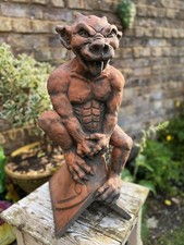 Notre Dame large gargoyle roof finial 90 degree angled ridge tile ©